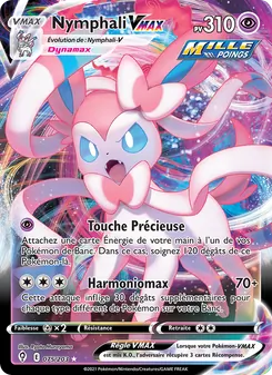 Carte Pokémon Nymphali VMAX 75 — Évolution Céleste