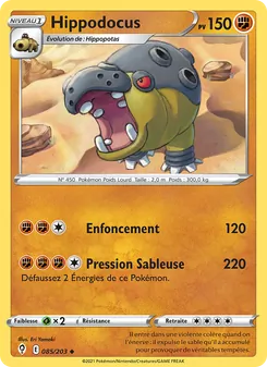 Carte Pokémon Hippodocus 85
