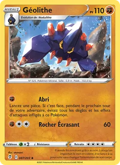 Carte Pokémon Géolithe 87