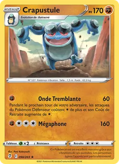 Carte Pokémon Crapustule 90