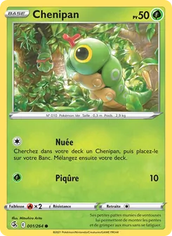 Carte Pokémon Chenipan 1 — Poing de Fusion