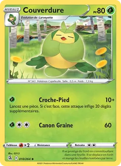Carte Pokémon Couverdure 10 — Poing de Fusion
