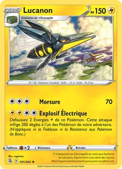 Carte Pokémon Lucanon 101 — Poing de Fusion