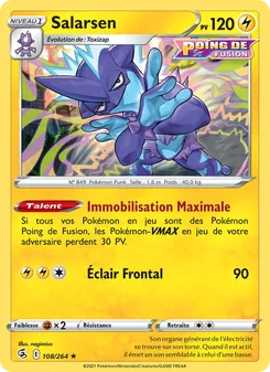 Carte Pokémon Salarsen 108 — Poing de Fusion