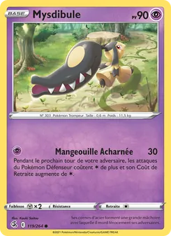 Carte Pokémon Mysdibule 119 — Poing de Fusion