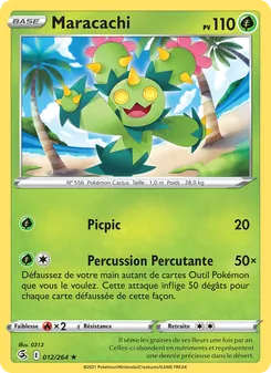 Carte Pokémon Maracachi 12 — Poing de Fusion