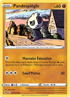 Carte Pokémon Pandespiègle 149 — Poing de Fusion