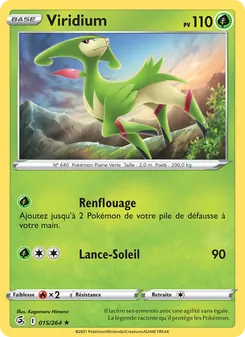 Carte Pokémon Viridium 15 — Poing de Fusion