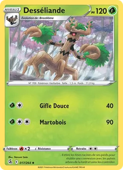 Carte Pokémon Desséliande 17 — Poing de Fusion