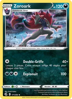 Carte Pokémon Zoroark 171 — Poing de Fusion