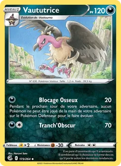 Carte Pokémon Vaututrice 173 — Poing de Fusion