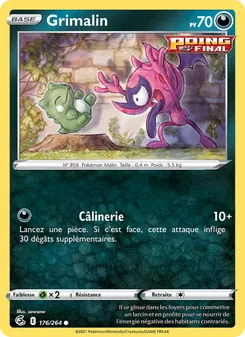 Carte Pokémon Grimalin 176 — Poing de Fusion