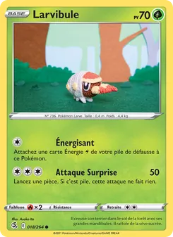 Carte Pokémon Larvibule 18 — Poing de Fusion