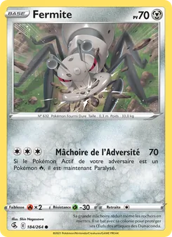 Carte Pokémon Fermite 184 — Poing de Fusion
