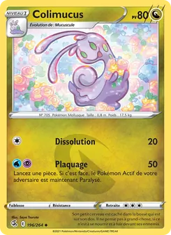 Carte Pokémon Colimucus 196 — Poing de Fusion