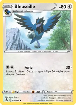Carte Pokémon Bleuseille 220 — Poing de Fusion