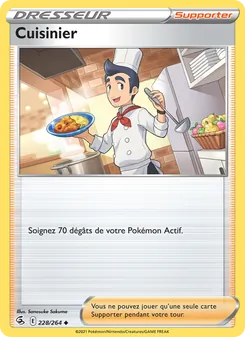 Carte Pokémon Cuisinier 228 — Poing de Fusion