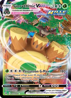 Carte Pokémon Gorythmic VMAX 23 — Poing de Fusion