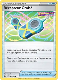 Carte Pokémon Récepteur Croisé 231 — Poing de Fusion