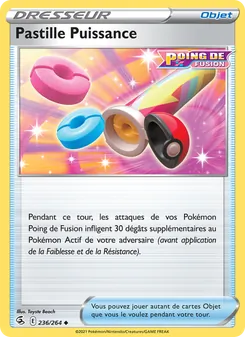 Carte Pokémon Pastille Puissance 236 — Poing de Fusion