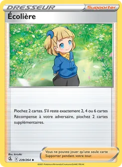Carte Pokémon Écolière 239 — Poing de Fusion