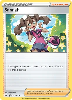 Carte Pokémon Sannah 240 — Poing de Fusion