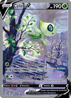 Carte Pokémon Celebi V 245 — Poing de Fusion