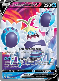Carte Pokémon Crabominable V 248 — Poing de Fusion