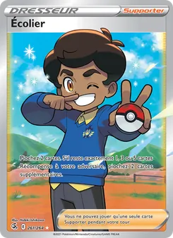 Carte Pokémon Écolier 261 — Poing de Fusion