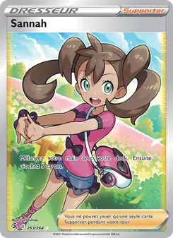 Carte Pokémon Sannah 263 — Poing de Fusion