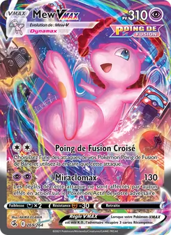 Carte Pokémon Mew VMAX 269 — Poing de Fusion