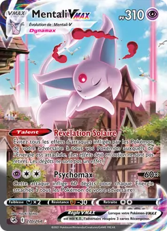 Carte Pokémon Mentali VMAX 270 — Poing de Fusion