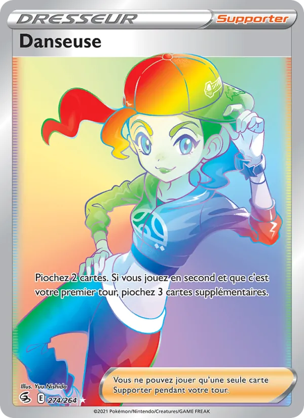 Carte Pokémon Danseuse 274/264 de l'extension Poing de Fusion