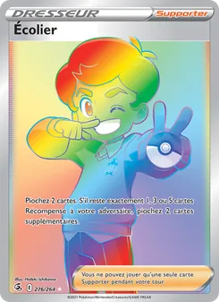 Carte Pokémon Écolier 276 — Poing de Fusion