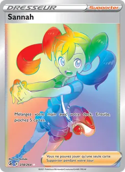 Carte Pokémon Sannah 278 — Poing de Fusion