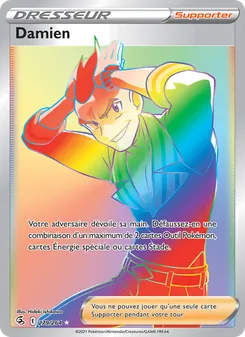 Carte Pokémon Damien 279 — Poing de Fusion