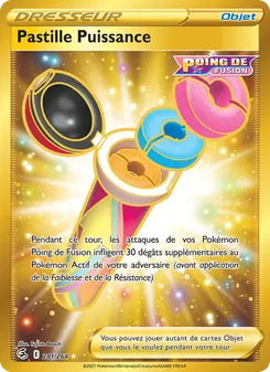 Carte Pokémon Pastille Puissance 281 — Poing de Fusion