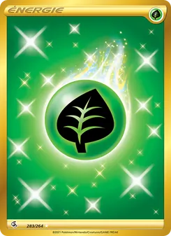 Carte Pokémon Énergie Plante 283 — Poing de Fusion