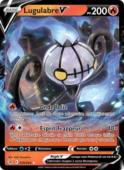 Carte Pokémon Lugulabre V 39 — Poing de Fusion