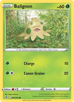 Carte Pokémon Balignon 4 — Poing de Fusion
