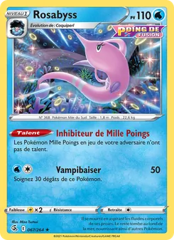 Carte Pokémon Rosabyss 67 — Poing de Fusion