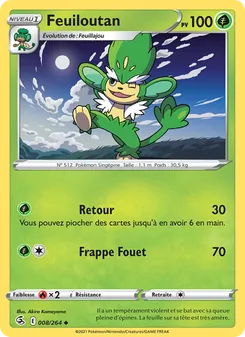 Carte Pokémon Feuiloutan 8 — Poing de Fusion