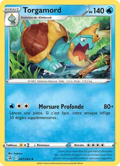 Carte Pokémon Torgamord 81 — Poing de Fusion