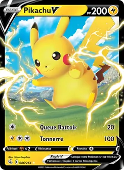 Carte Pokémon Pikachu V 86