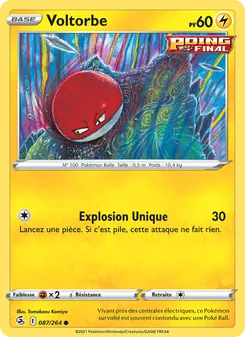 Carte Pokémon Voltorbe 87