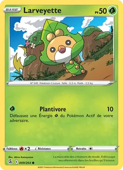 Carte Pokémon Larveyette 9 — Poing de Fusion