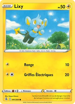 Carte Pokémon Lixy 91