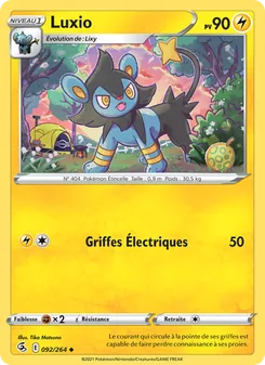 Carte Pokémon Luxio 92