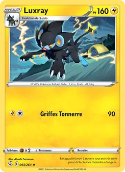 Carte Pokémon Luxray 93