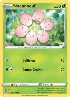 Carte Pokémon Noeunoeuf 001 — Stars Étincelantes
